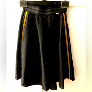 Loredana black and gold glitter skirt, xs